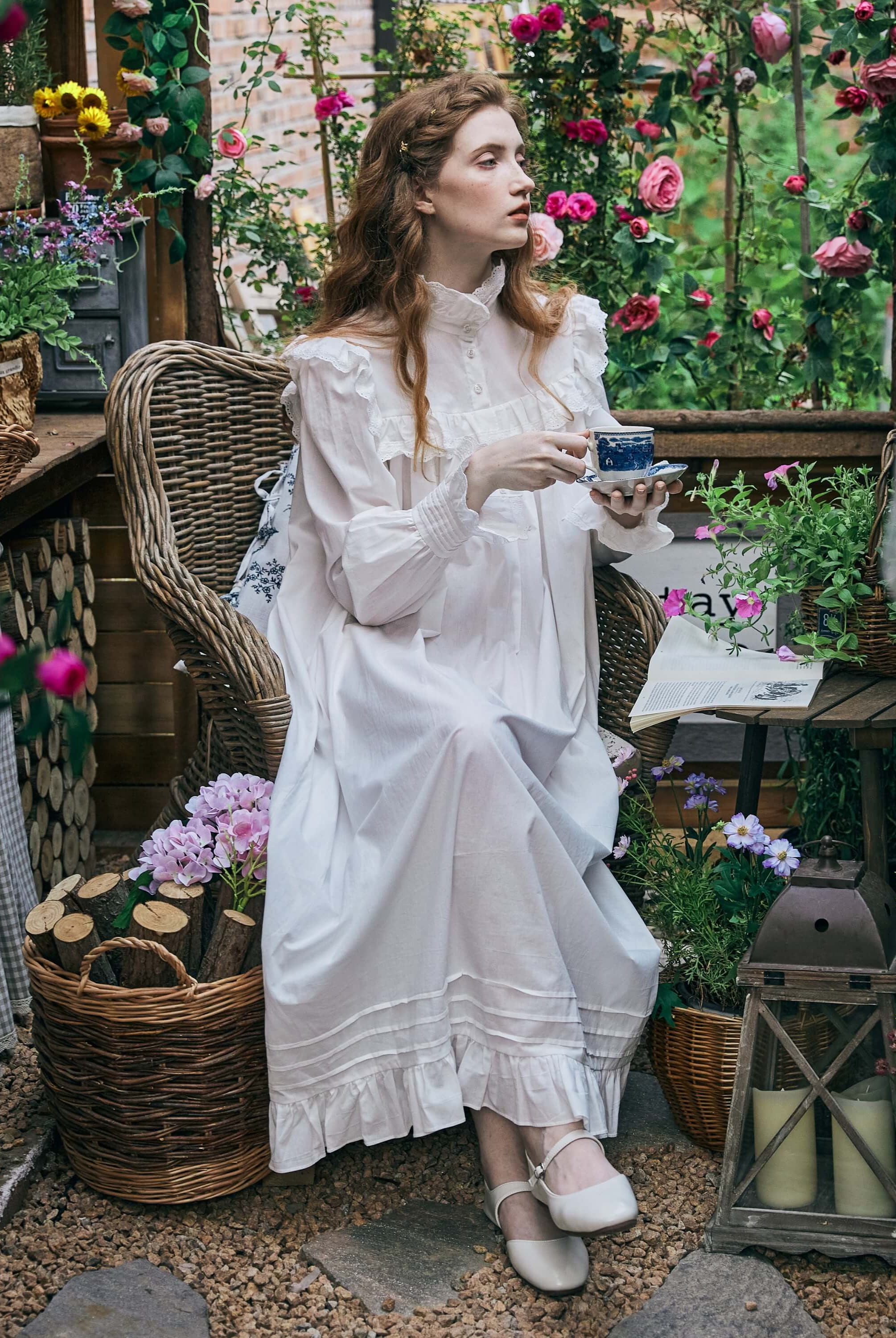Victorian Cotton Nightgown