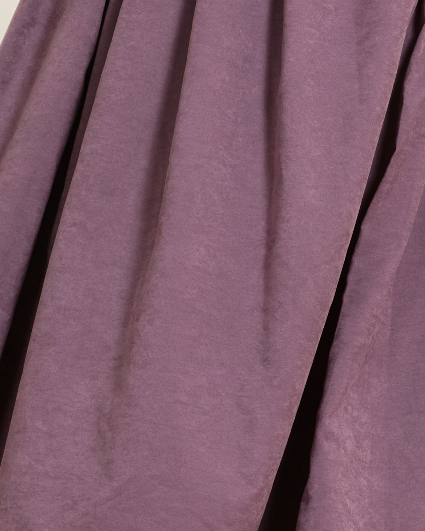 Pastel Purple Peachskin Details