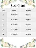 plaid wool skirt with pockets size chart