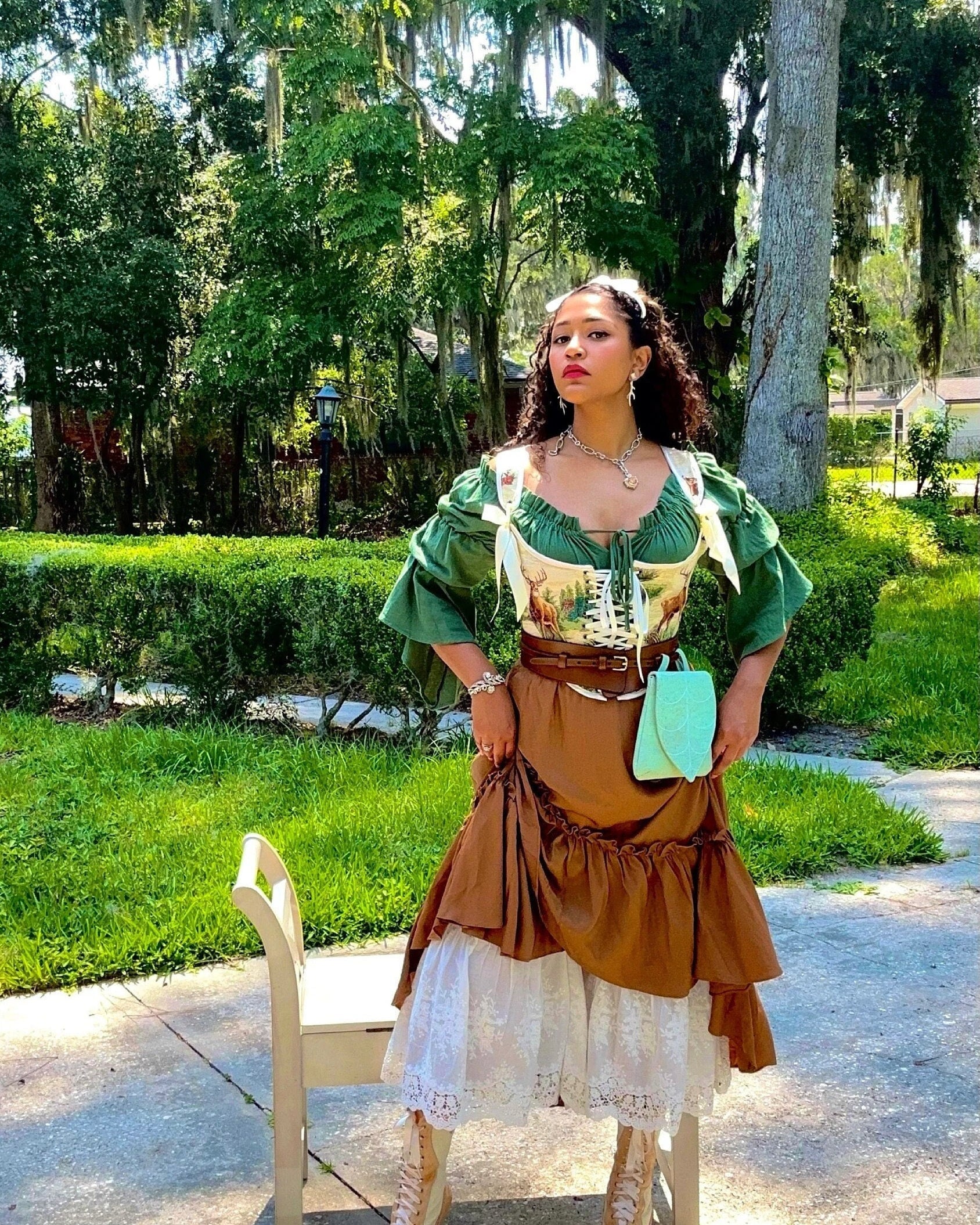 Women’s Bloomers Lace Cotton Bloomers Plus size Edwardian Bloomer Pants Pantaloons Victorian Pettipants Ivory Cream