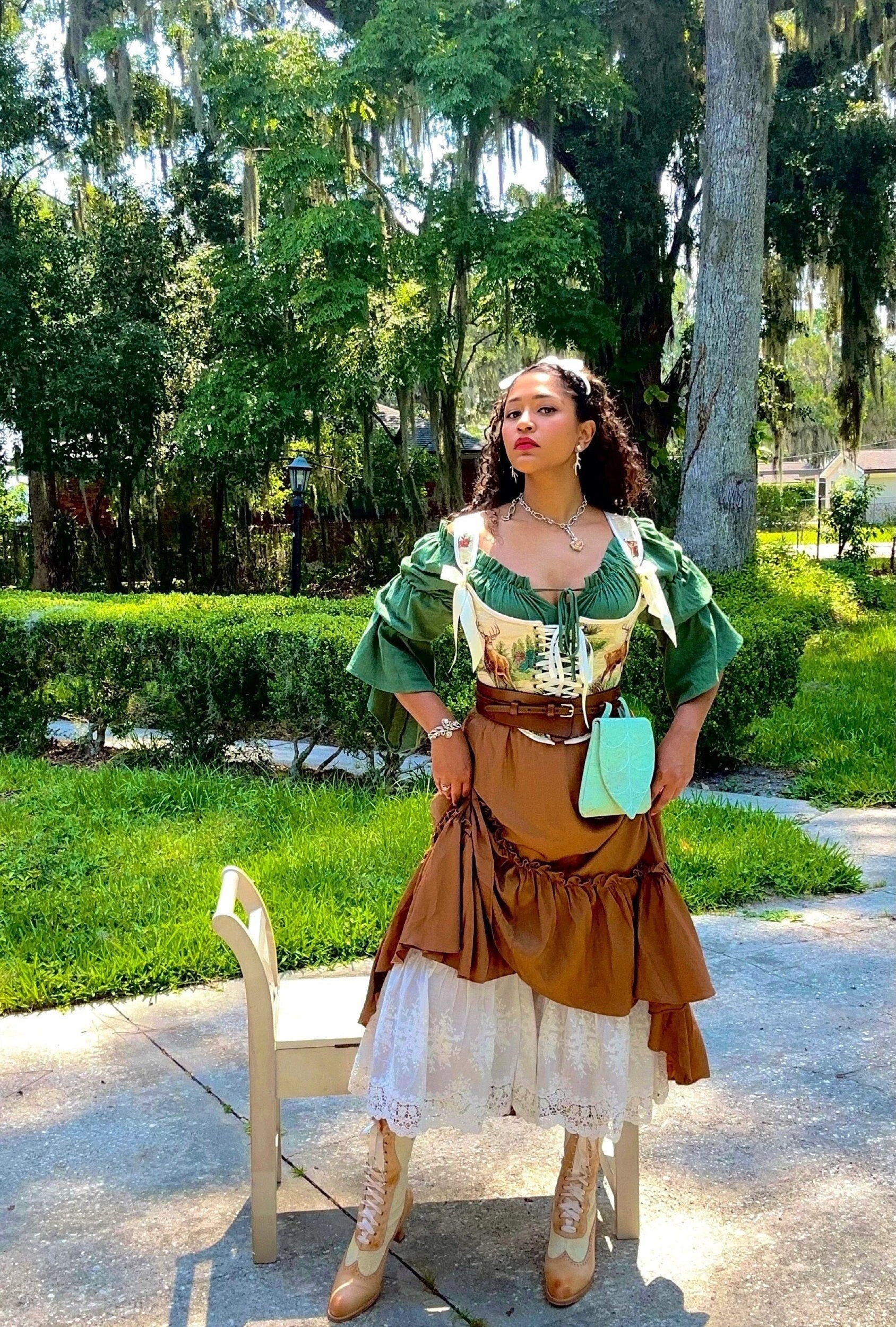 Women’s Bloomers Lace Cotton Bloomers Plus size Edwardian Bloomer Pants Pantaloons Victorian Pettipants Ivory Cream