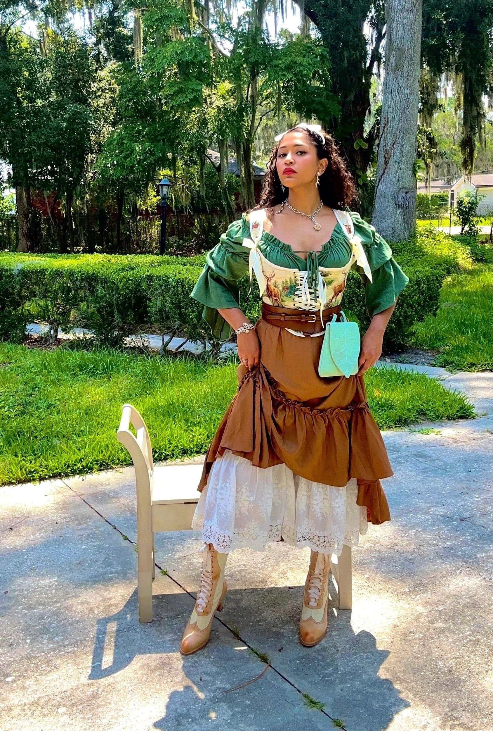 Women’s Bloomers Lace Cotton Bloomers Plus size Edwardian Bloomer Pants Pantaloons Victorian Pettipants Ivory Cream