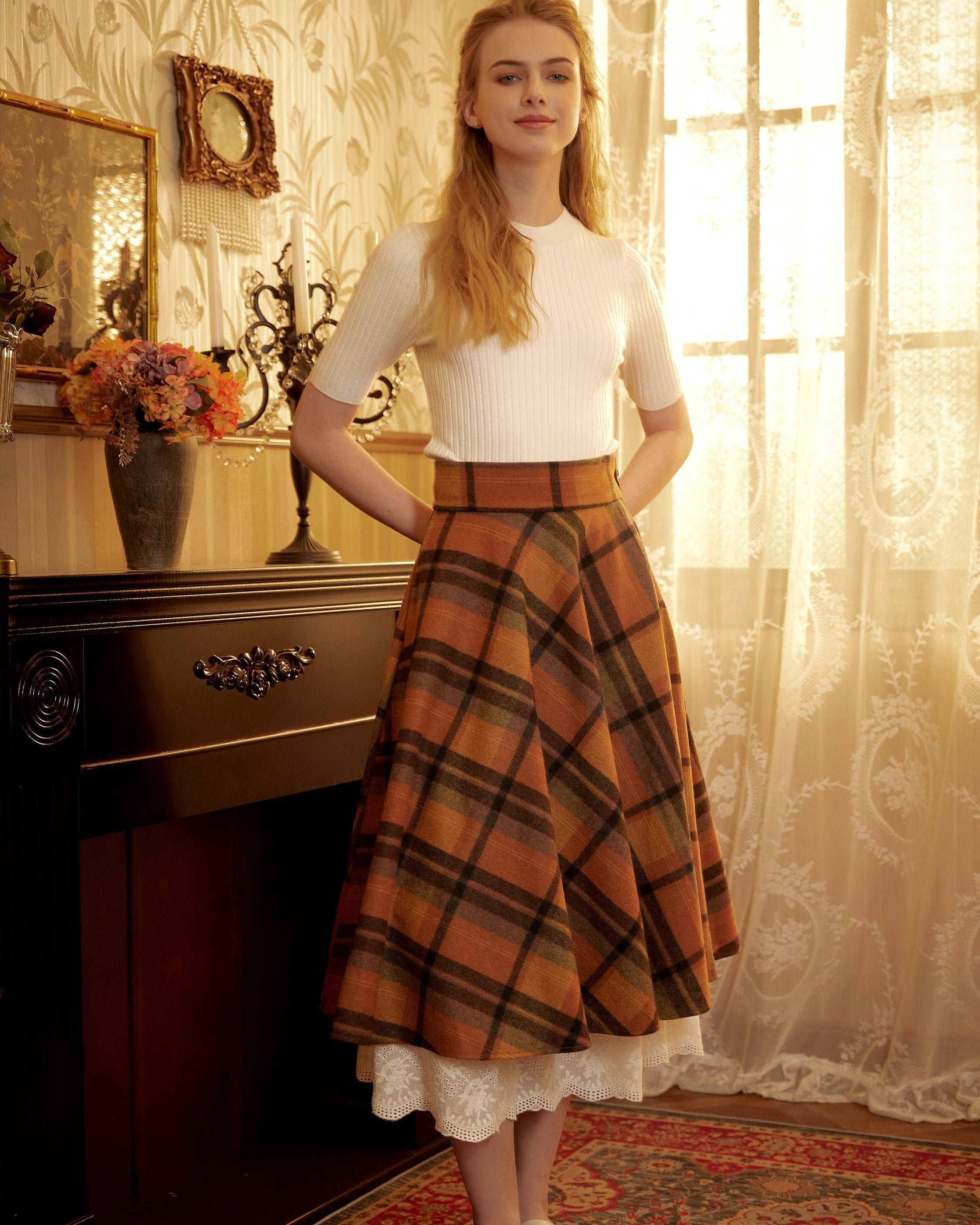 Petticoat Half Slip Cotton Women's Skirt Extender Dress Extender Vintage Style Underskirt with Flower Vine Lace Embroidery