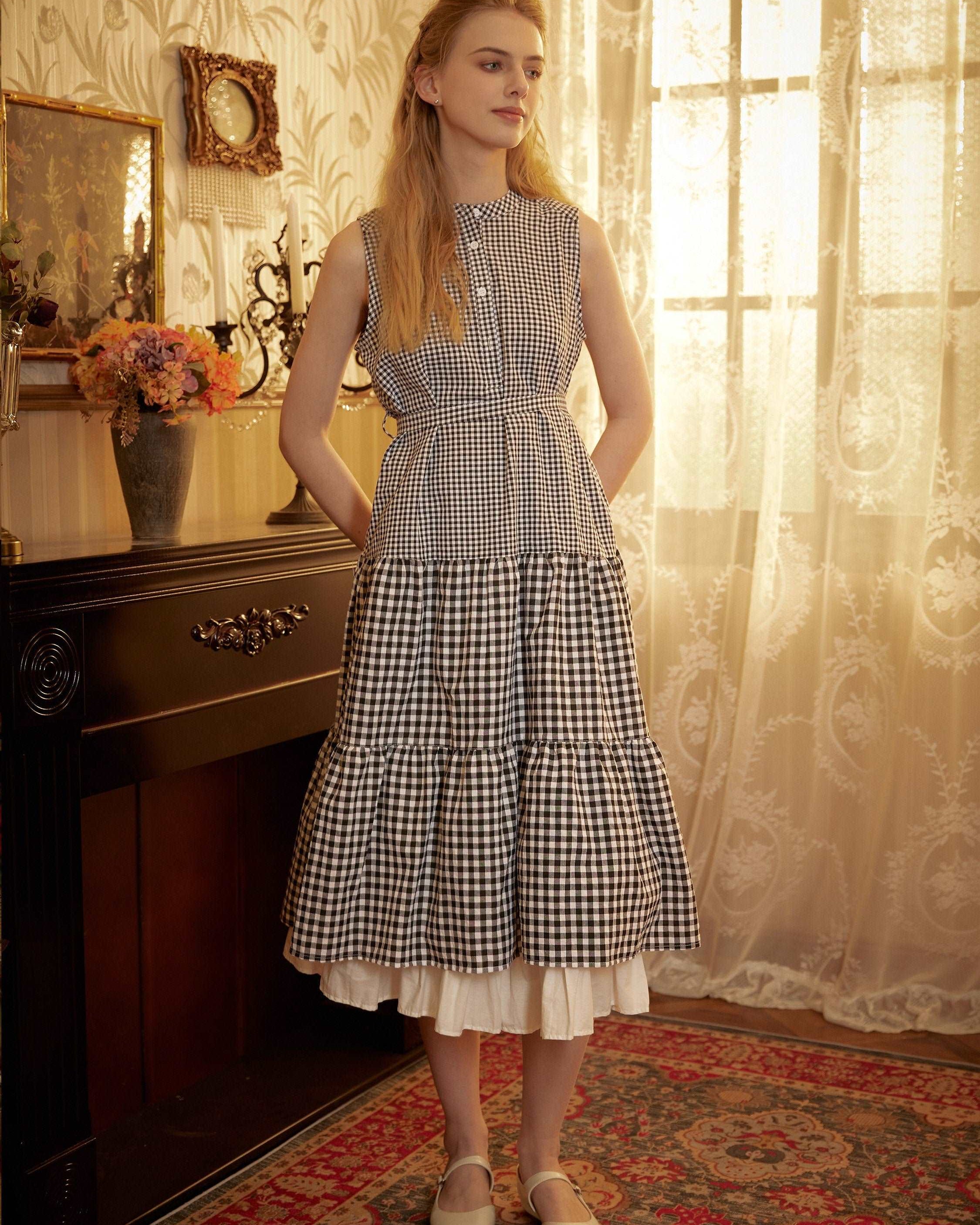 Petticoat Skirt Cotton Half Slip with Three Layers of Ruffles Skirt Extender Women Underskirt Ivory