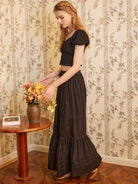Victorian Style Skirt Cotton Maxi Skirt Period Skirt Medieval outfits Renaissance Festival Skirt Ren Faire Costume
