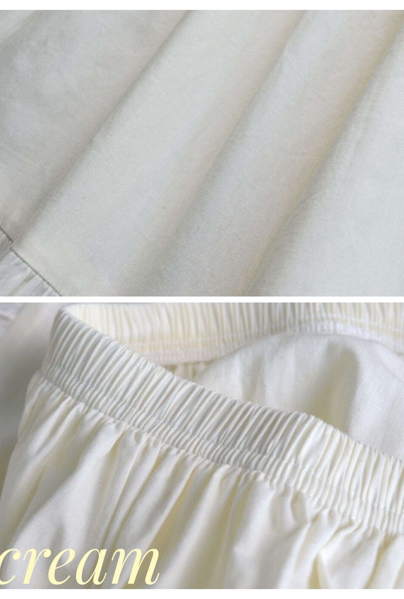 Cotton Bloomers Women Pantaloons Victorian Plus Size Bloomers Culottes Cropped Pants Loungewear Pettipants with Tiered Lace Edge