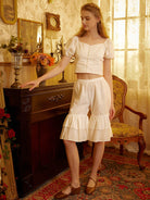 Cotton Bloomers Women Pantaloons Victorian Plus Size Bloomers Loungewear Bloomer Pants Pettipants with Ruffles