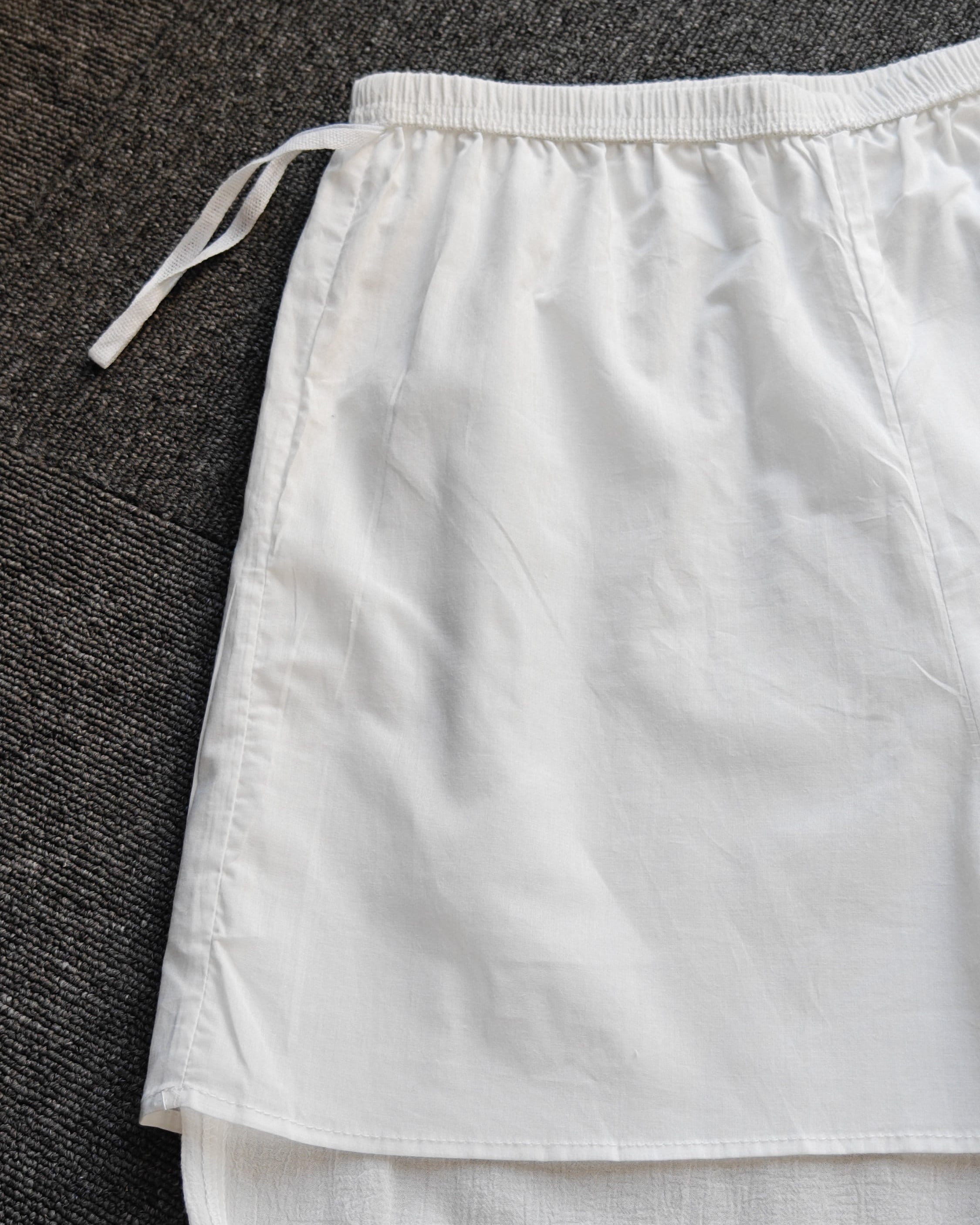 Women’s Bloomers Cotton Pettipants Pantaloons Culotte Sleepwear Capri Pants Pajama Loungewear with Lining Ivory