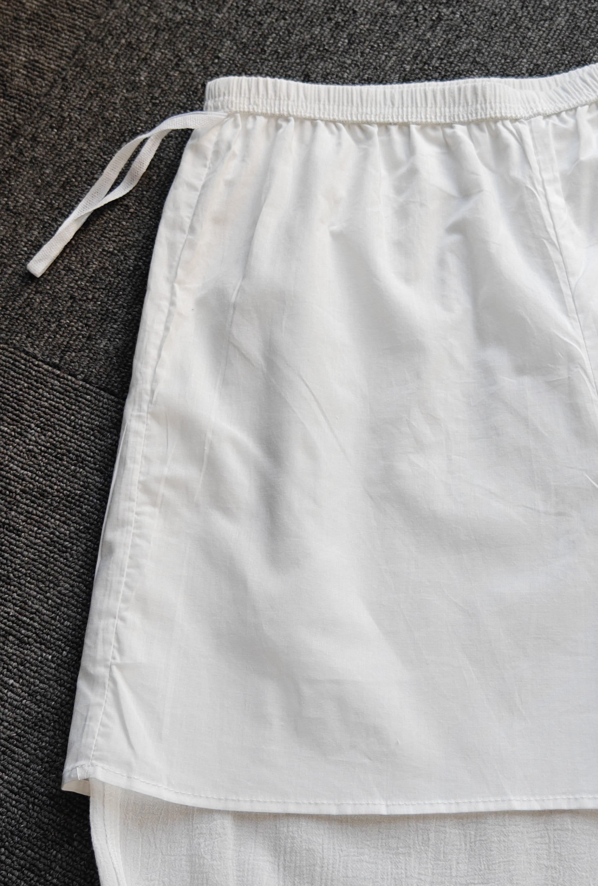 Women’s Bloomers Cotton Pettipants Pantaloons Culotte Sleepwear Capri Pants Pajama Loungewear with Lining Ivory