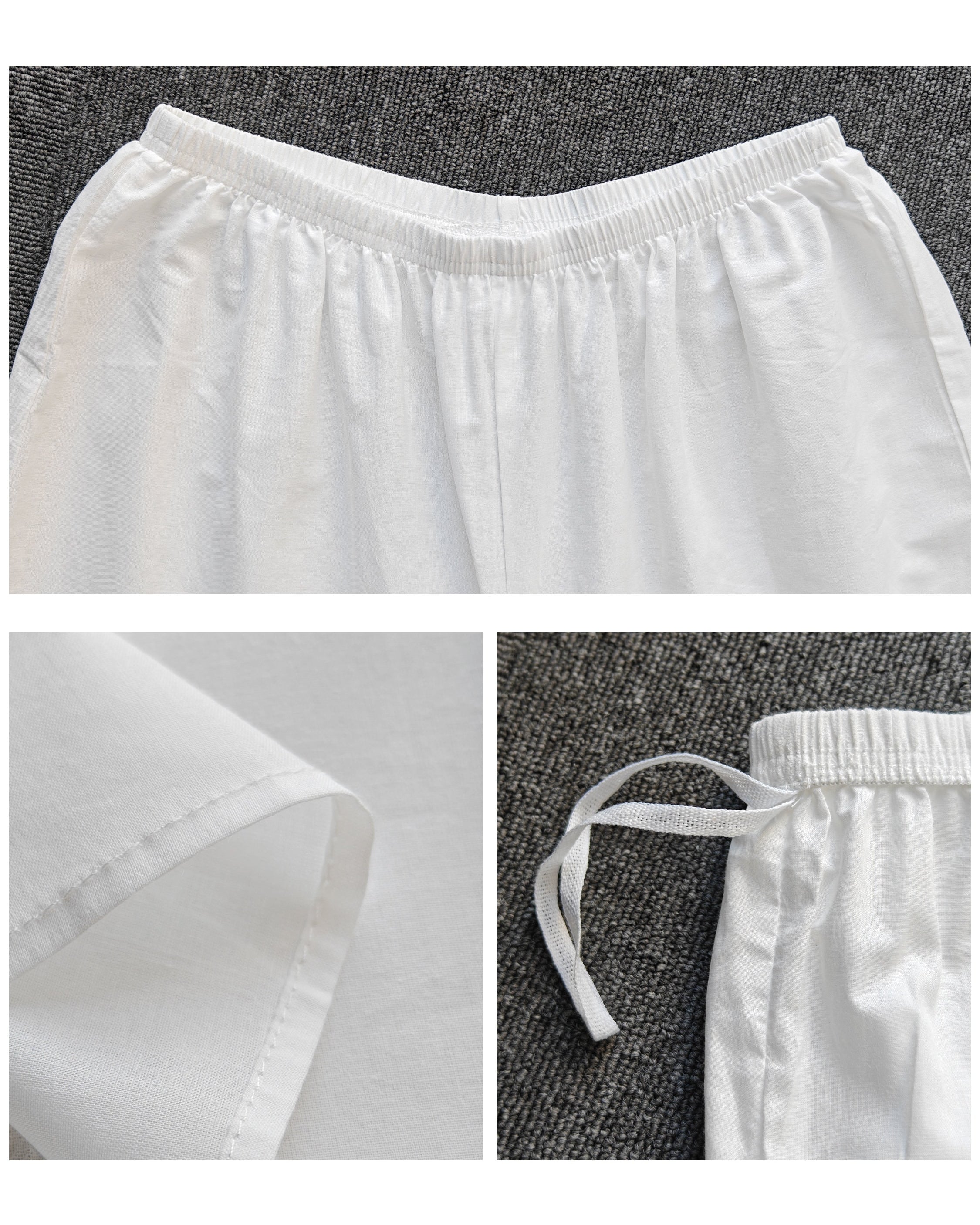 Women’s Bloomers Cotton Long Bloomers Plus Size Pantaloons Pettipants Victorian Underwear Lace Bloomer Pants Ivory Black Cream