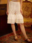 Cotton Bloomers Women Pantaloons Victorian Plus Size Bloomers Loungewear Bloomer Pants Pettipants with Ruffles