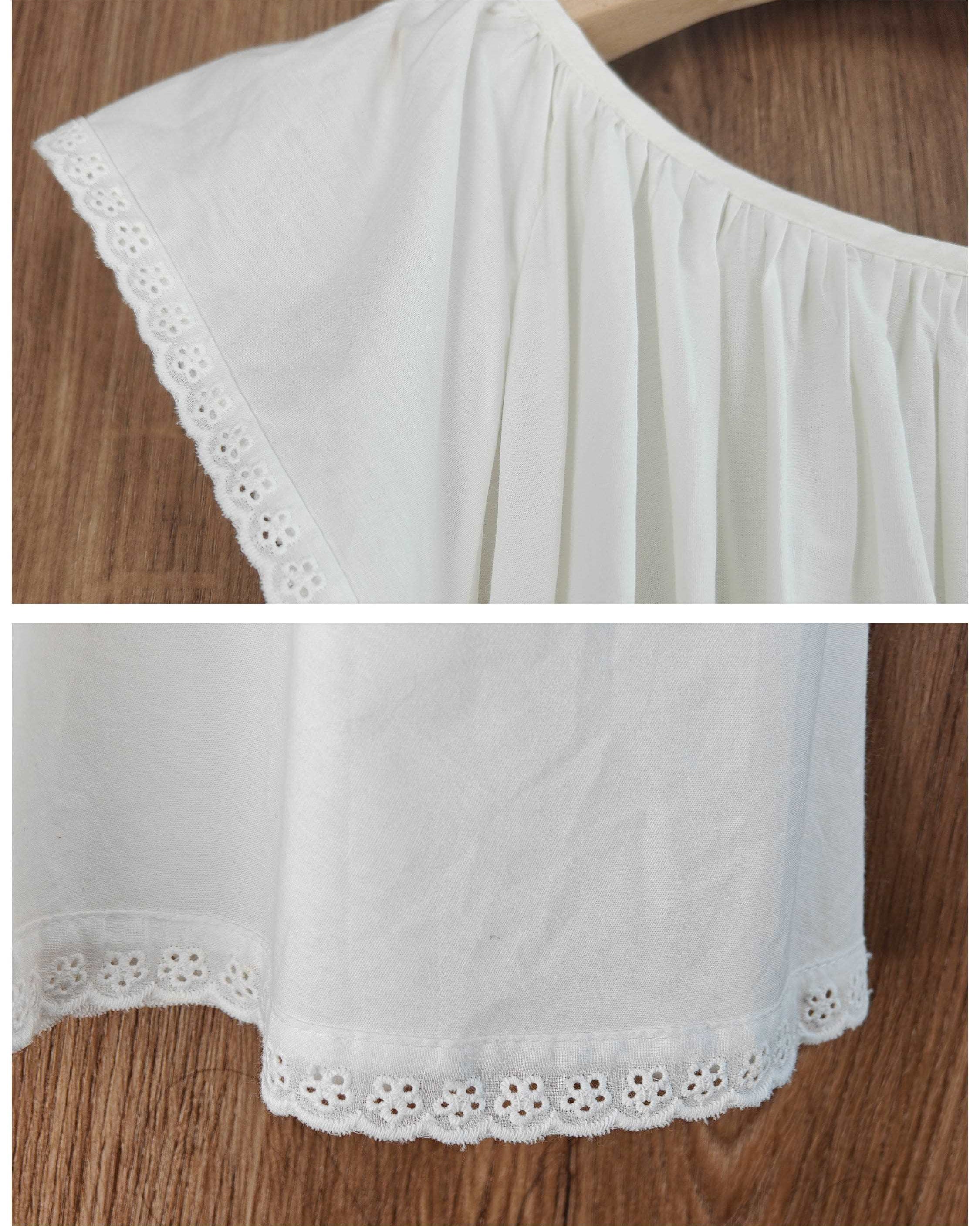 Nightgown Cotton Victorian Nightgown Plus Size White Long Sleepwear Nachthemd Floor Length