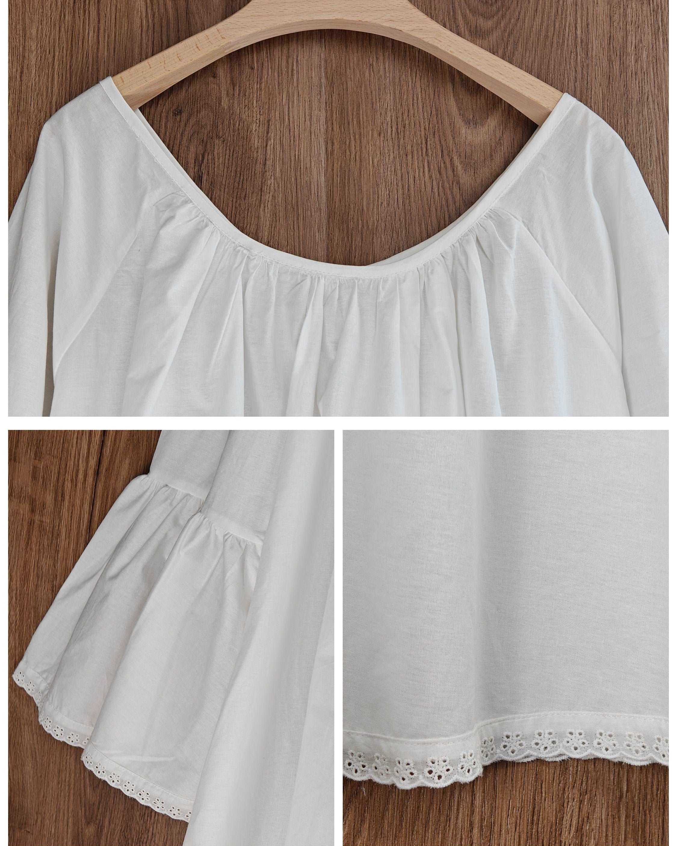 Nightgown Cotton for Women Victorian Nightgown Vintage Inspired Sleepwear Long Bell Sleeve Medieval nightgown Plus Size