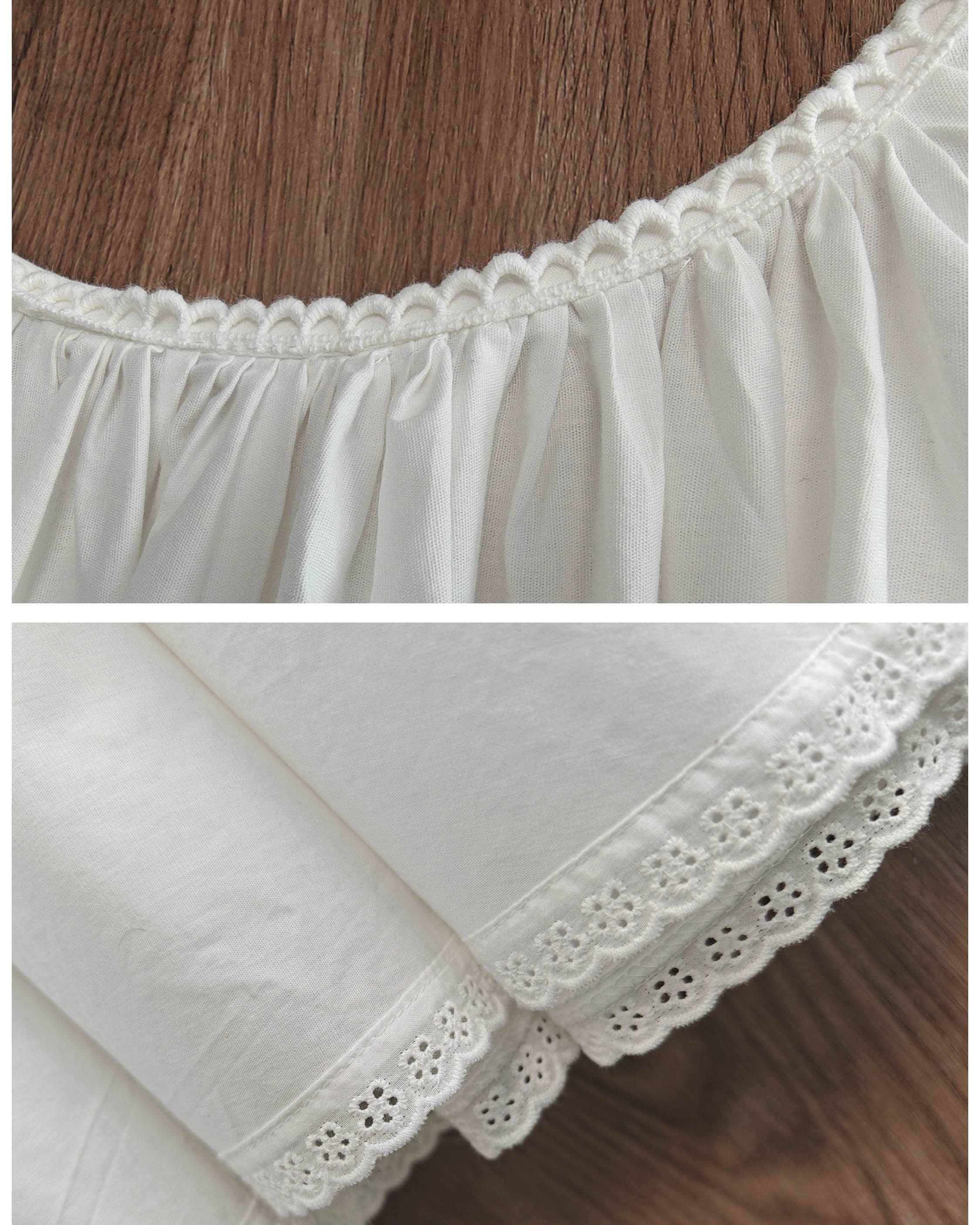 Nightgown 100% Cotton Victorian White Nightgown Women Nightie Maternity Long Dress Plus Size