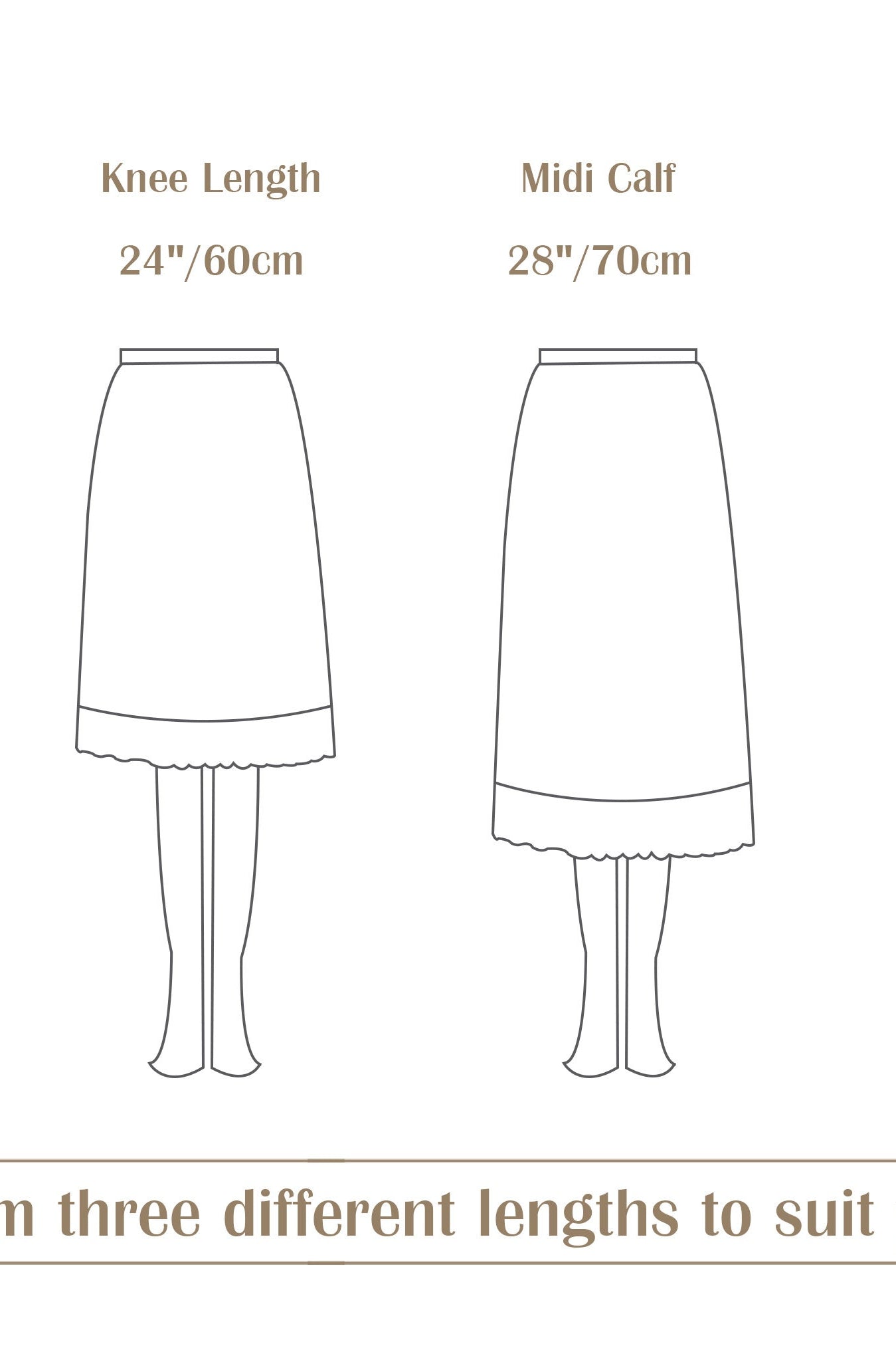 Half Slip Cotton Lace Petticoat Skirt Extender Unterrock Embroidery Ivory Underskirt Elastic Waistband White Slip Different Lengths
