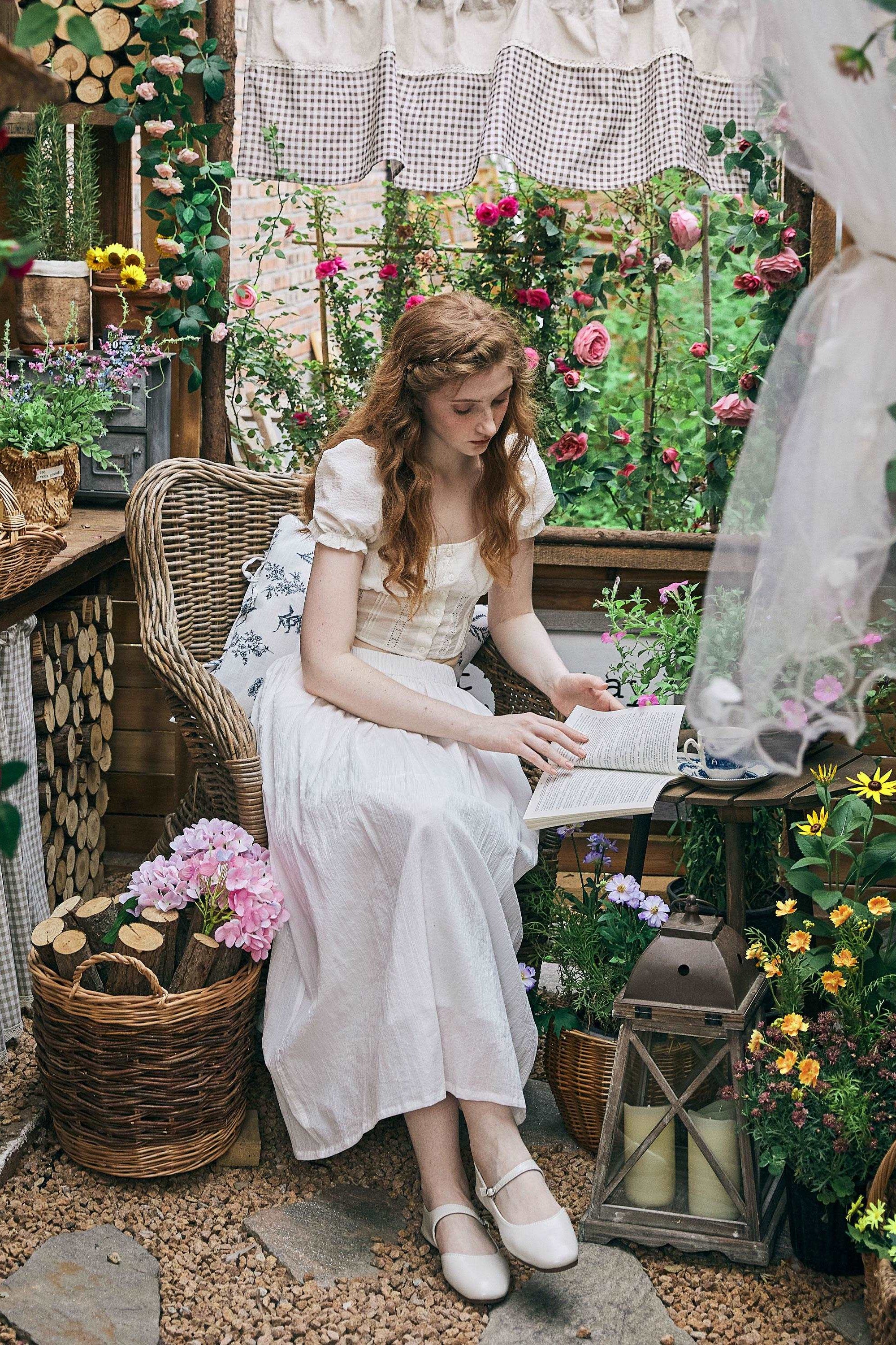 Cotton Skirt Long White Maxi Skirt Midi skirt with Pockets Beige or Cream Skirt With Lining Flexible Waistband