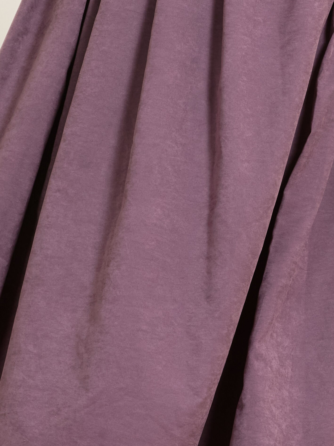 Pastel Purple Peachskin Details