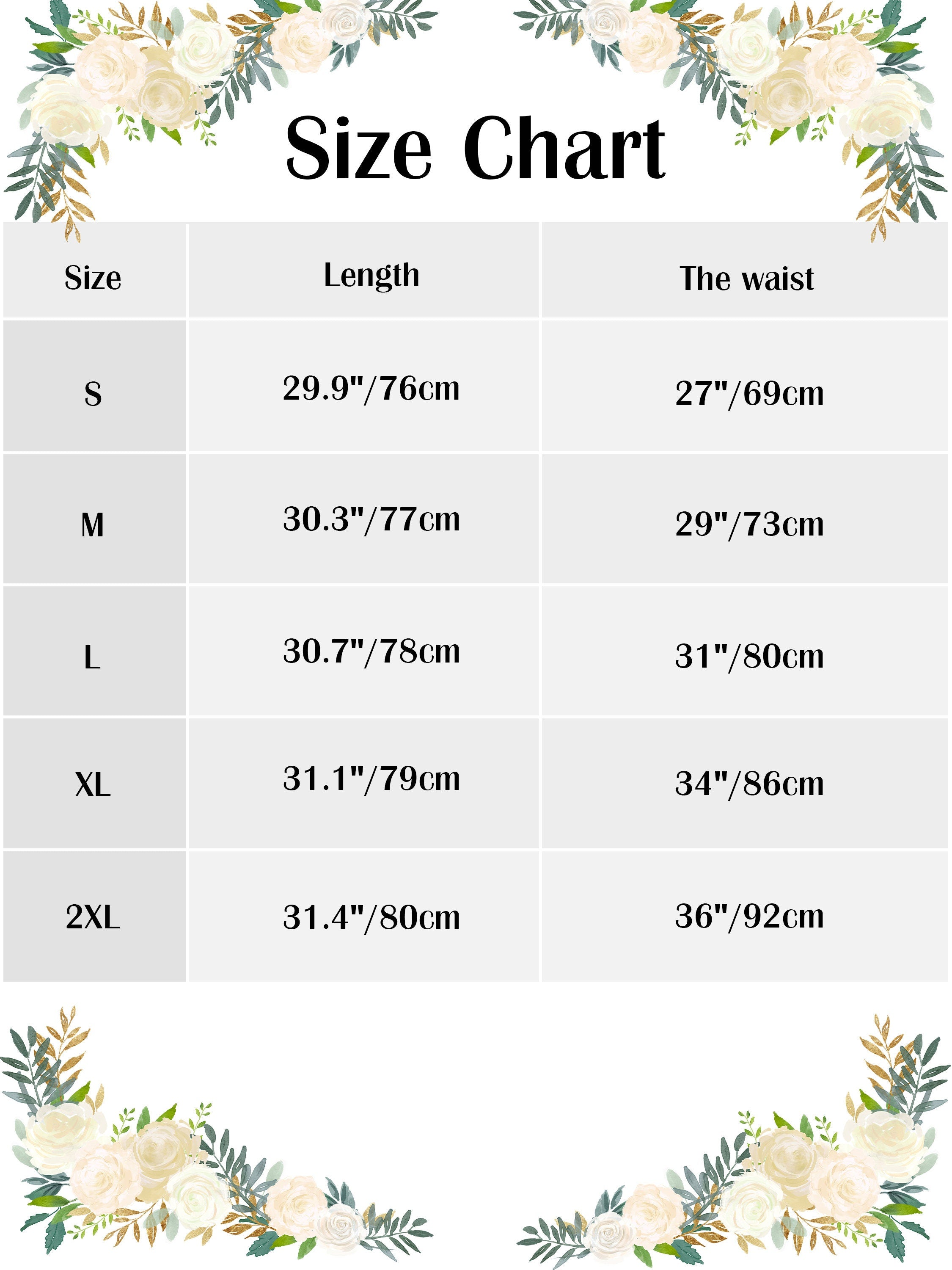 plaid wool skirt with pockets size chart