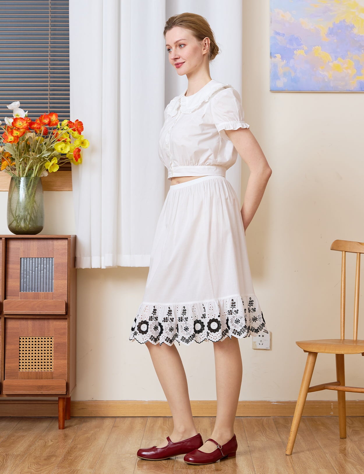 Vintage Cotton Half Slip & Skirt Extender for Women Sueasyretro Vintage Cotton Half Slip & Skirt Extender for Women Sueasyretro