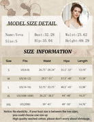shorts size chart